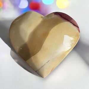 Mookaite Jasper Crystal‎ Heart (#4)